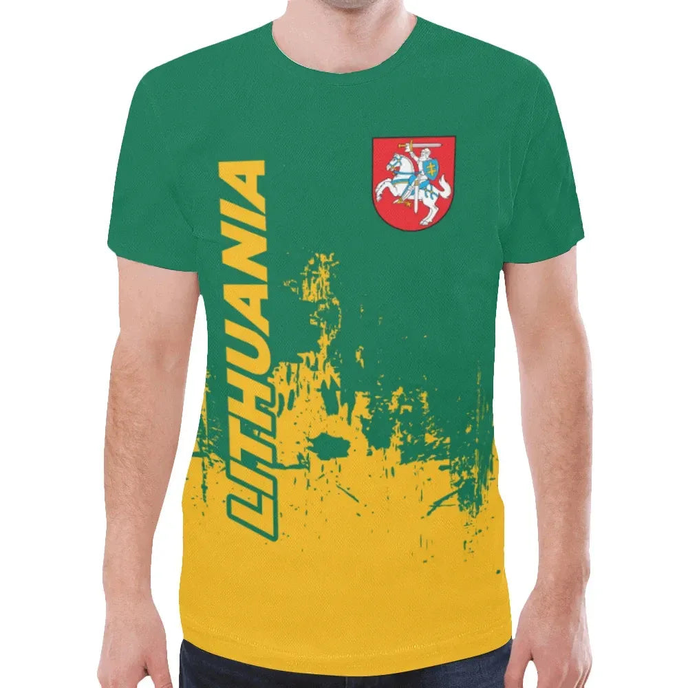 Lithuania T Shirt Smudge Style10 RLT6 - Wonder Print Shop