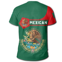Mexico T Shirt Coat Of Arms Simple Style RLT13 - Wonder Print Shop