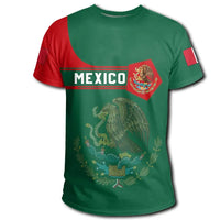 Mexico T Shirt Coat Of Arms Simple Style RLT13 - Wonder Print Shop