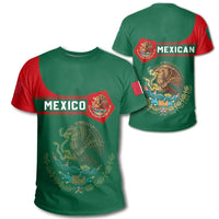 Mexico T Shirt Coat Of Arms Simple Style RLT13 - Wonder Print Shop