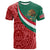 Mexico T Shirt Mexico Coat Of Arms With Aztec Patterns RLT13 - Wonder Print Shop