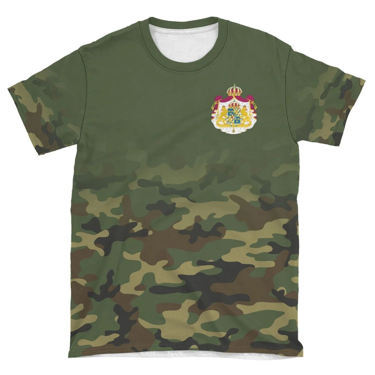 Sweden T Shirt Camo RLT7 - Wonder Print Shop