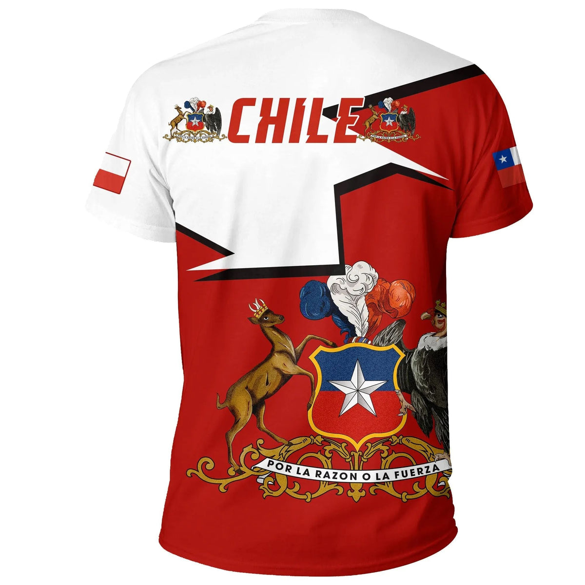 Chile T Shirt Special Coat of Arms RLT7 - Wonder Print Shop