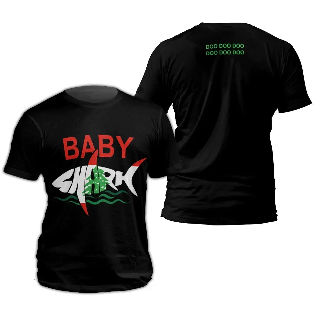 Lebanon T Shirt Baby Shark Doo Doo RLT6 - Wonder Print Shop