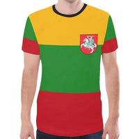 Lithuania Lietuva Flag tshirt RLT6 - Wonder Print Shop