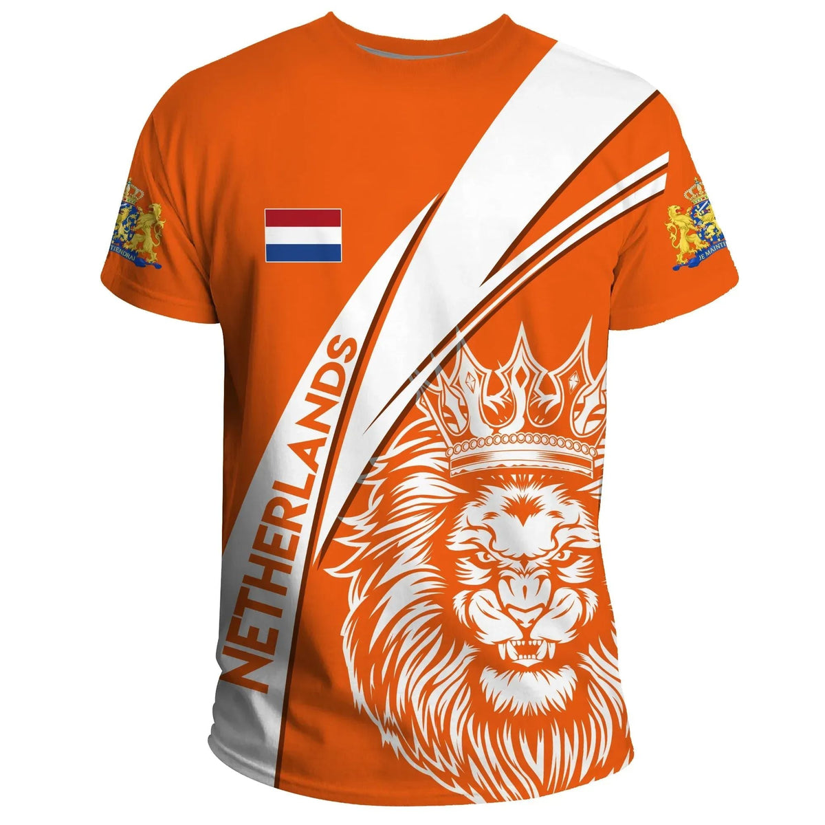 Netherlands T Shirt Netherlands Koningsdag Lion RLT7 - Wonder Print Shop