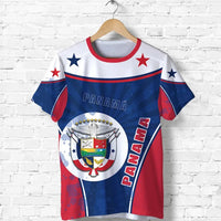 Panama T Shirt Circle Stripes Flag Version RLT13 - Wonder Print Shop
