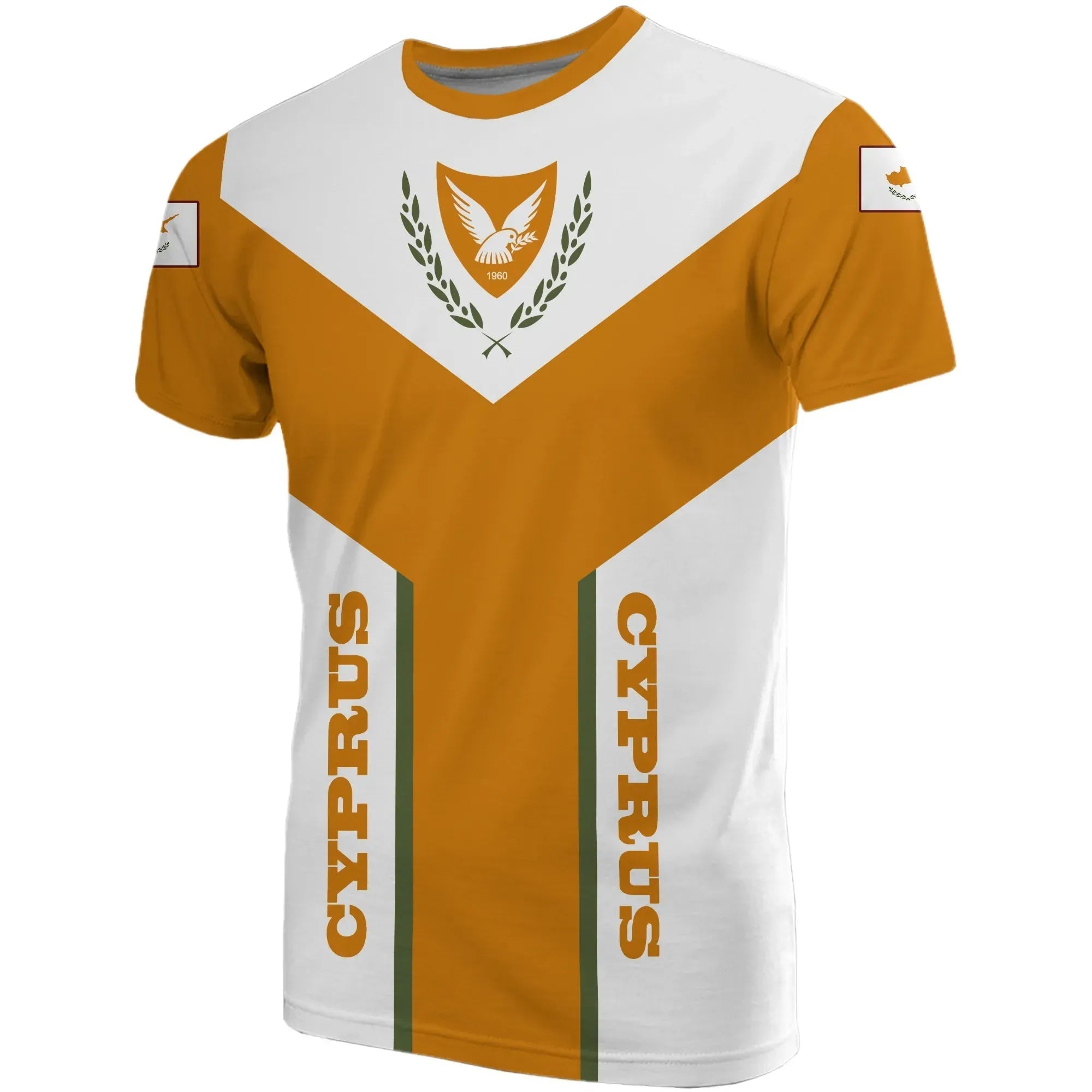 Cyprus Rising Orange T Shirts RLT13 - Wonder Print Shop