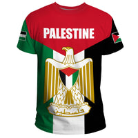 Palestine T Shirt, Coat Of Arms Palestine RLT13 - Wonder Print Shop