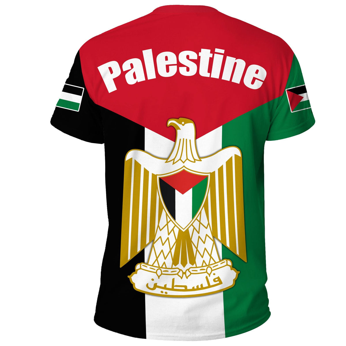 Palestine T Shirt, Coat Of Arms Palestine RLT13 - Wonder Print Shop