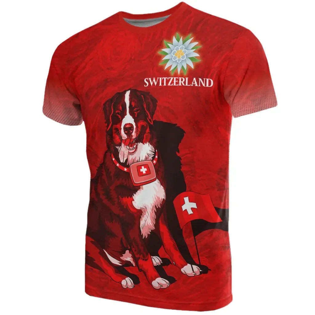 Switzerland Bernese Mountain Dog Premium T Shirt RLT13 - Wonder Print Shop