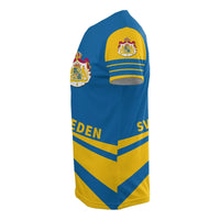 Sweden Flag T Shirt Doma Style RLT7 - Wonder Print Shop