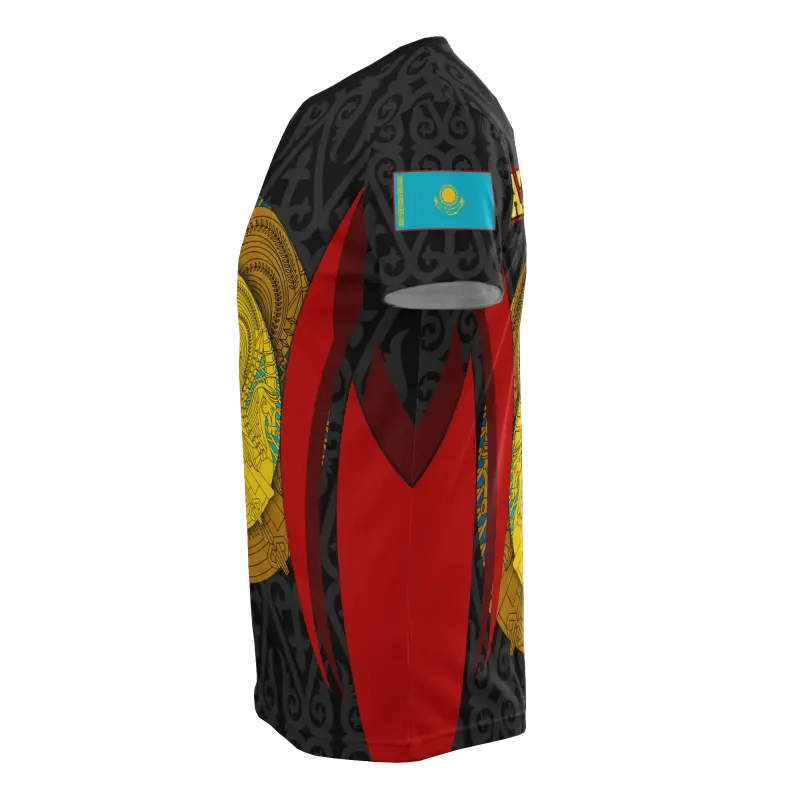 Kazakhstan T Shirt Kazakhstan Spirit RLT8 - Wonder Print Shop