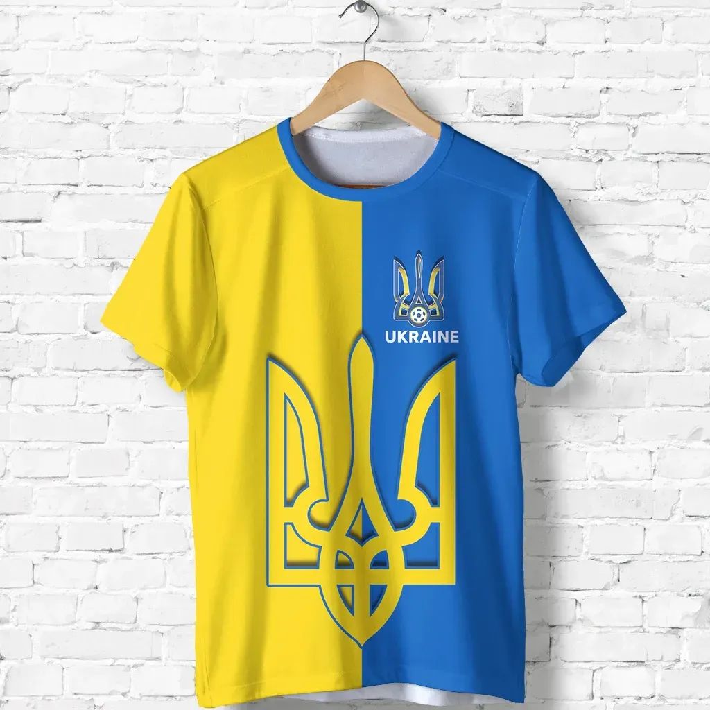 Ukraine FootbT Shirt Trident RLT7 - Wonder Print Shop