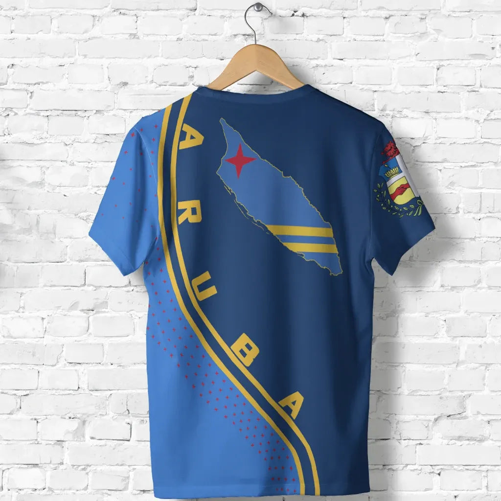 Aruba Map T Shirt Generation Ii RLT7 - Wonder Print Shop