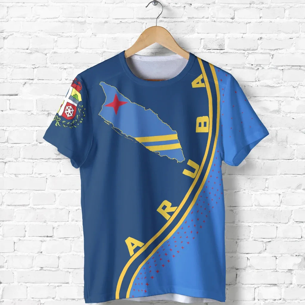 Aruba Map T Shirt Generation Ii RLT7 - Wonder Print Shop