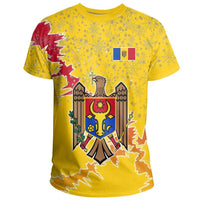 Moldova Christmas Coat Of Arms T Shirt X Style RLT13 - Wonder Print Shop