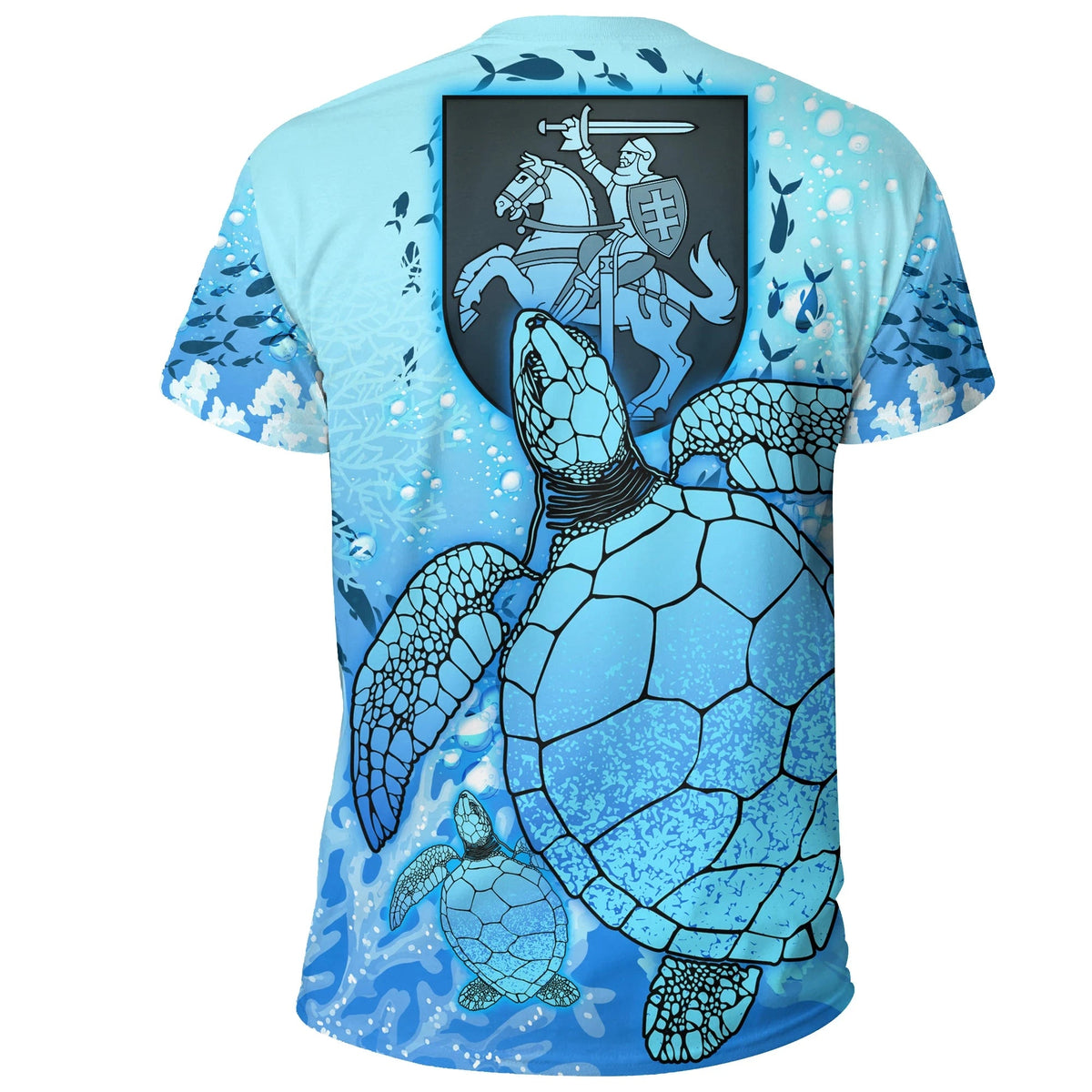 Lithuania T Shirt Ocean Life Womens/Mens RLT6 - Wonder Print Shop
