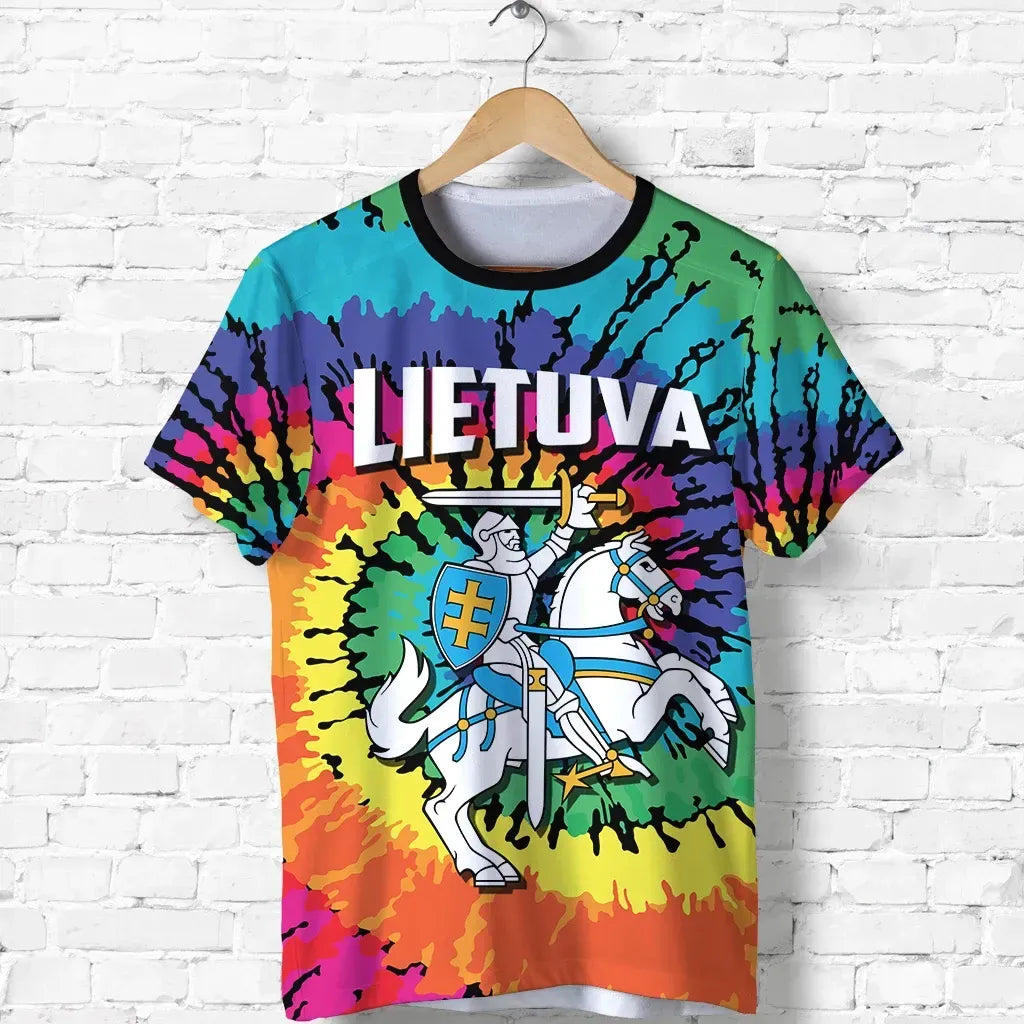 Lithuania T Shirt Tie Dye RLT6 - Wonder Print Shop
