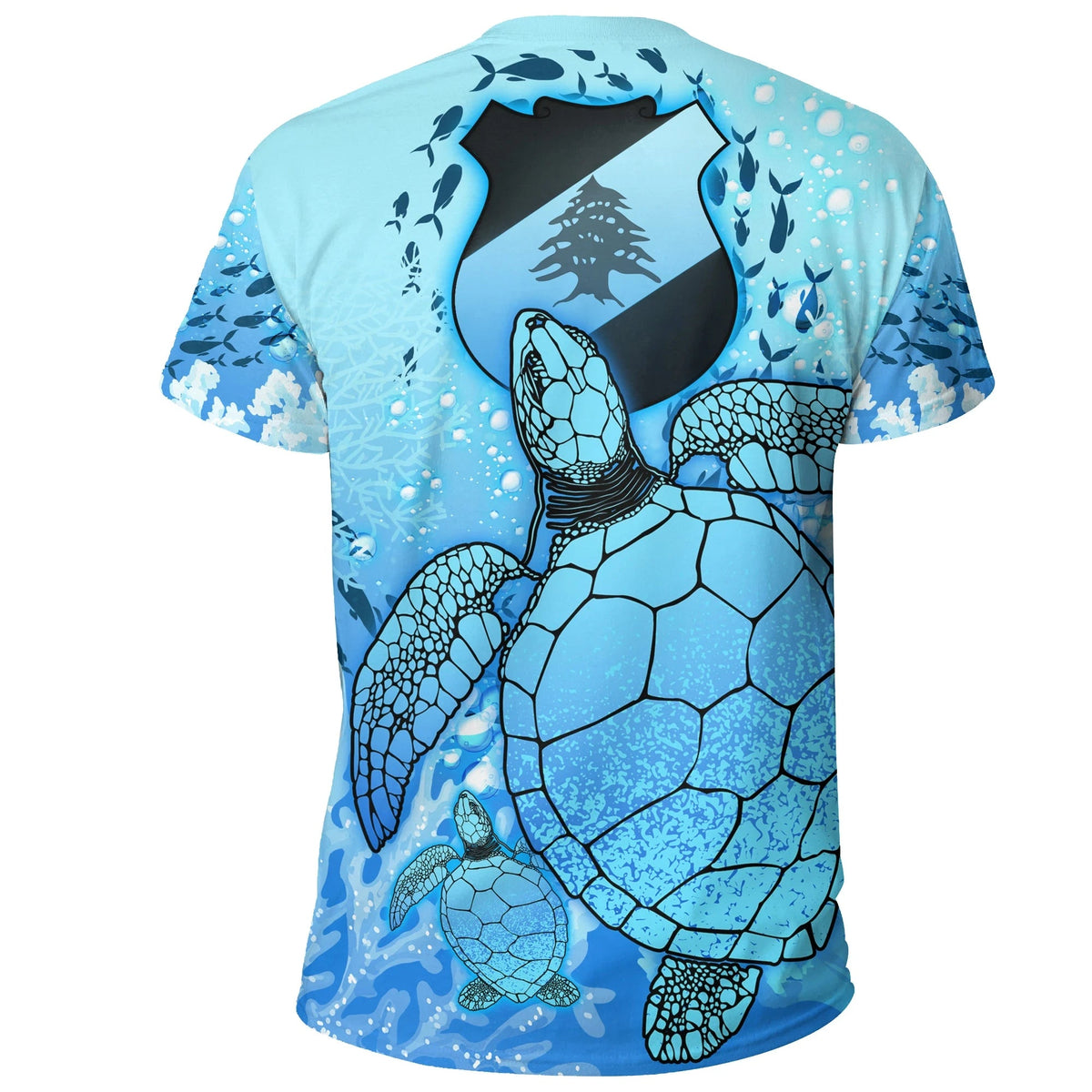 Lebanon T Shirt Ocean Life Womens/Mens RLT6 - Wonder Print Shop