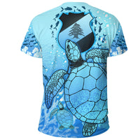 Lebanon T Shirt Ocean Life Womens/Mens RLT6 - Wonder Print Shop