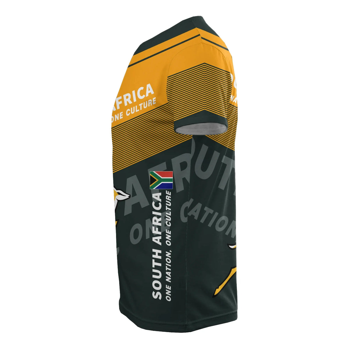 South Africa T Shirt Flag Motto Limited Style RLT8 - Wonder Print Shop