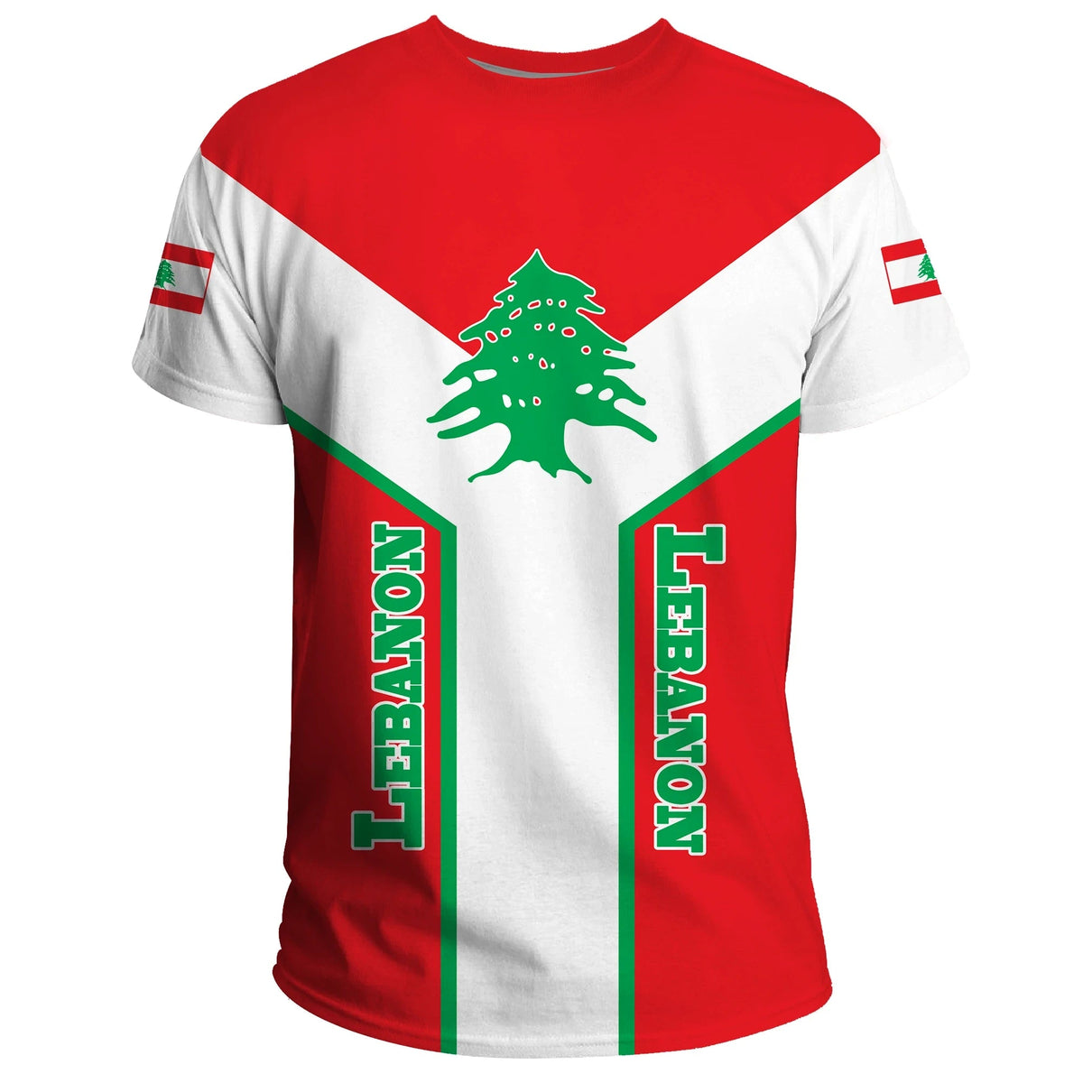 Lebanon T Shirt Rising RLT6 - Wonder Print Shop