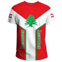 Lebanon T Shirt Rising RLT6 - Wonder Print Shop