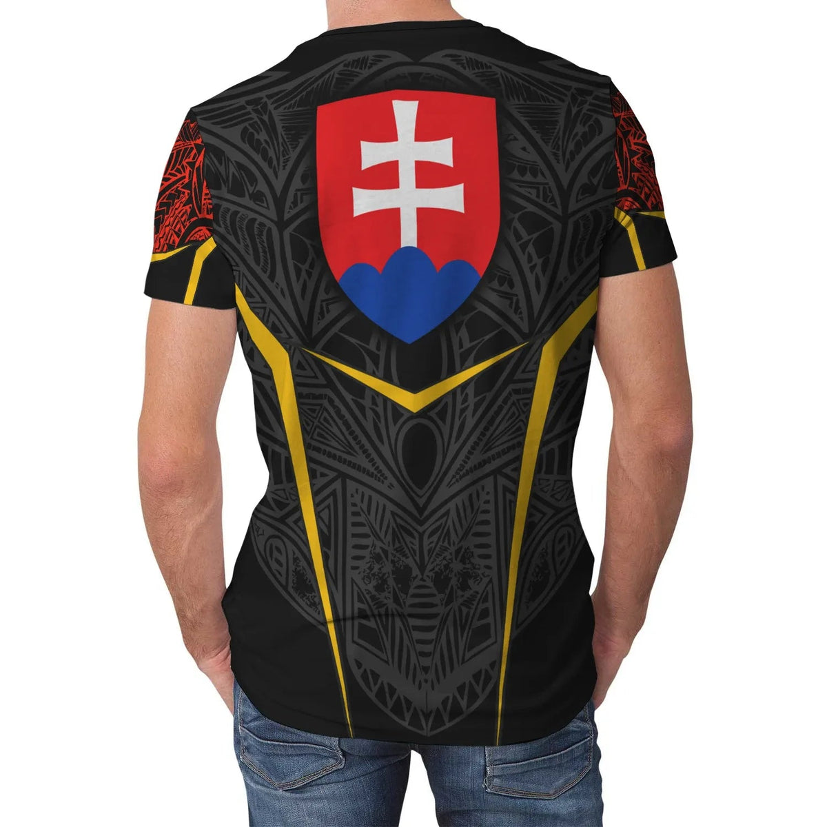 Slovakia Unisex T Shirt Tribal Style RLT13 - Wonder Print Shop