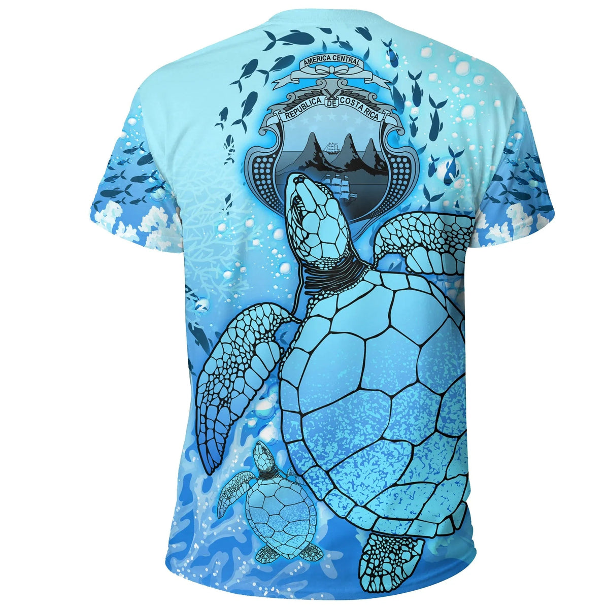Costa Rica T Shirt Ocean Life RLT13 - Wonder Print Shop