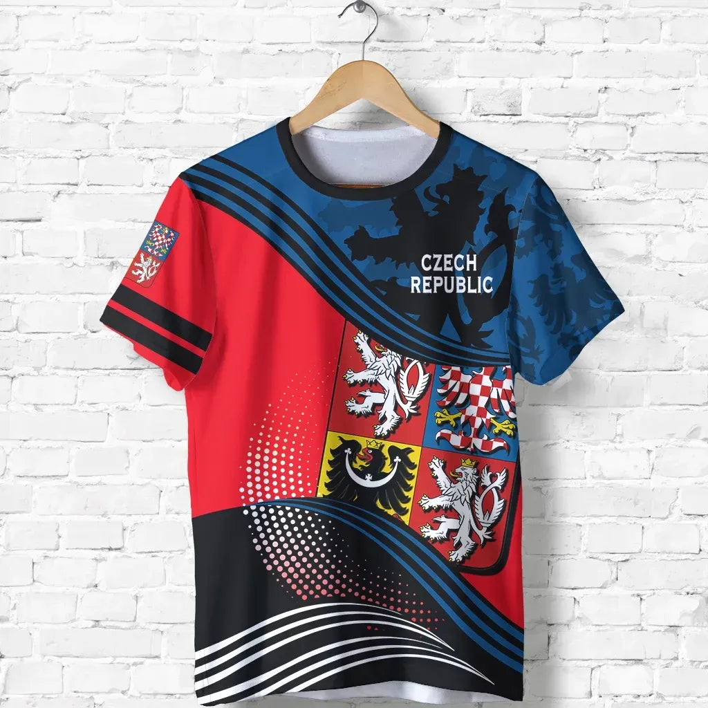 Czech Republic T Shirts Fall In The Wave RLT13 - Wonder Print Shop