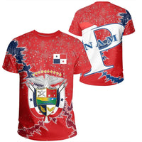 Panama Christmas Coat Of Arms T Shirt X Style RLT13 - Wonder Print Shop