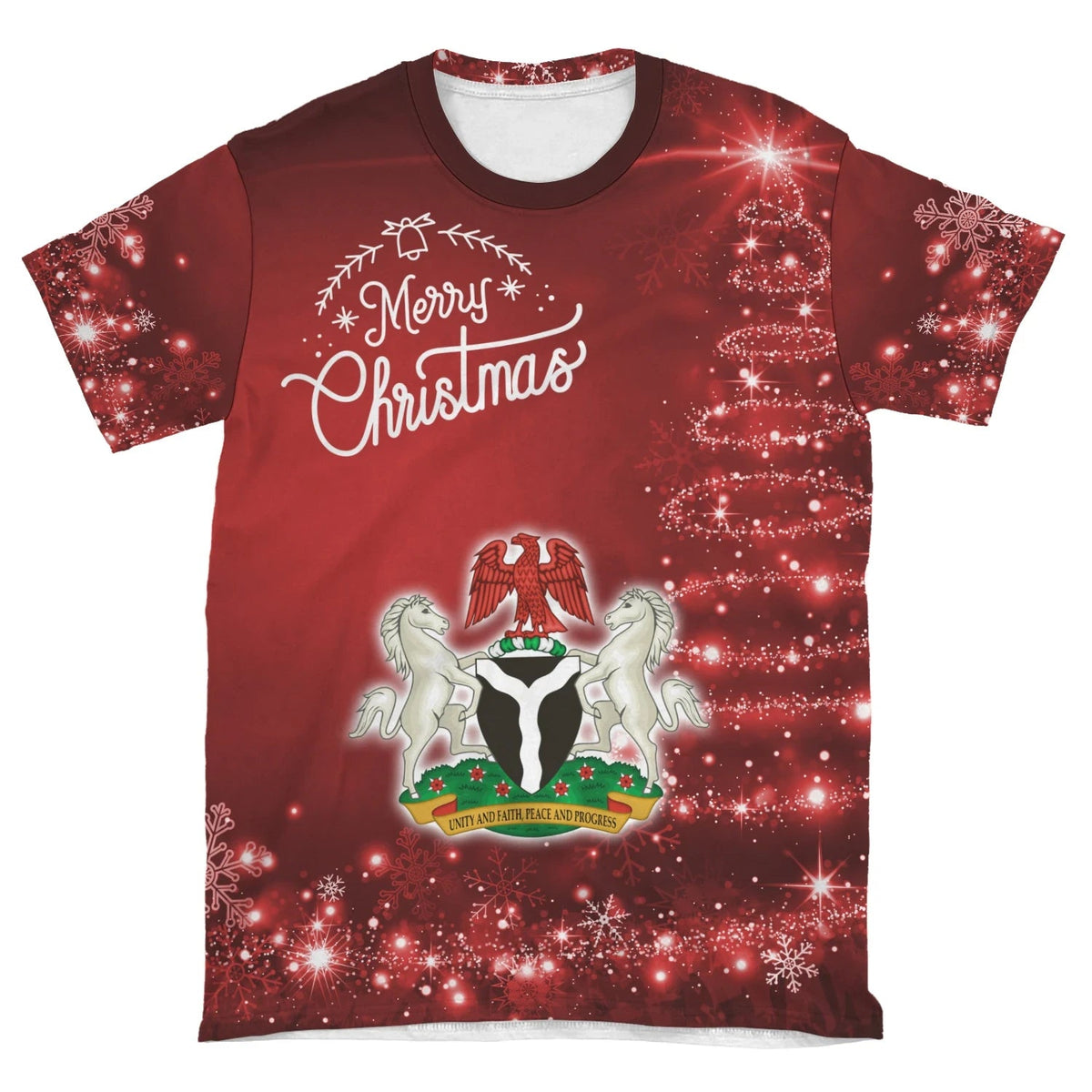 Nigeria Christmas T Shirt Womens/Mens RLT8 - Wonder Print Shop