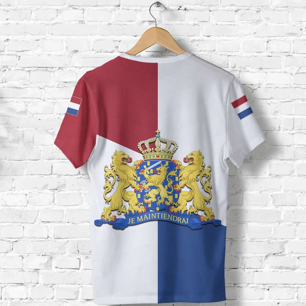 Netherlands T Shirt Simple Sports Version RLT7 - Wonder Print Shop