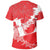 Lebanon Christmas Coat Of Arms T Shirt X Style8 RLT6 - Wonder Print Shop