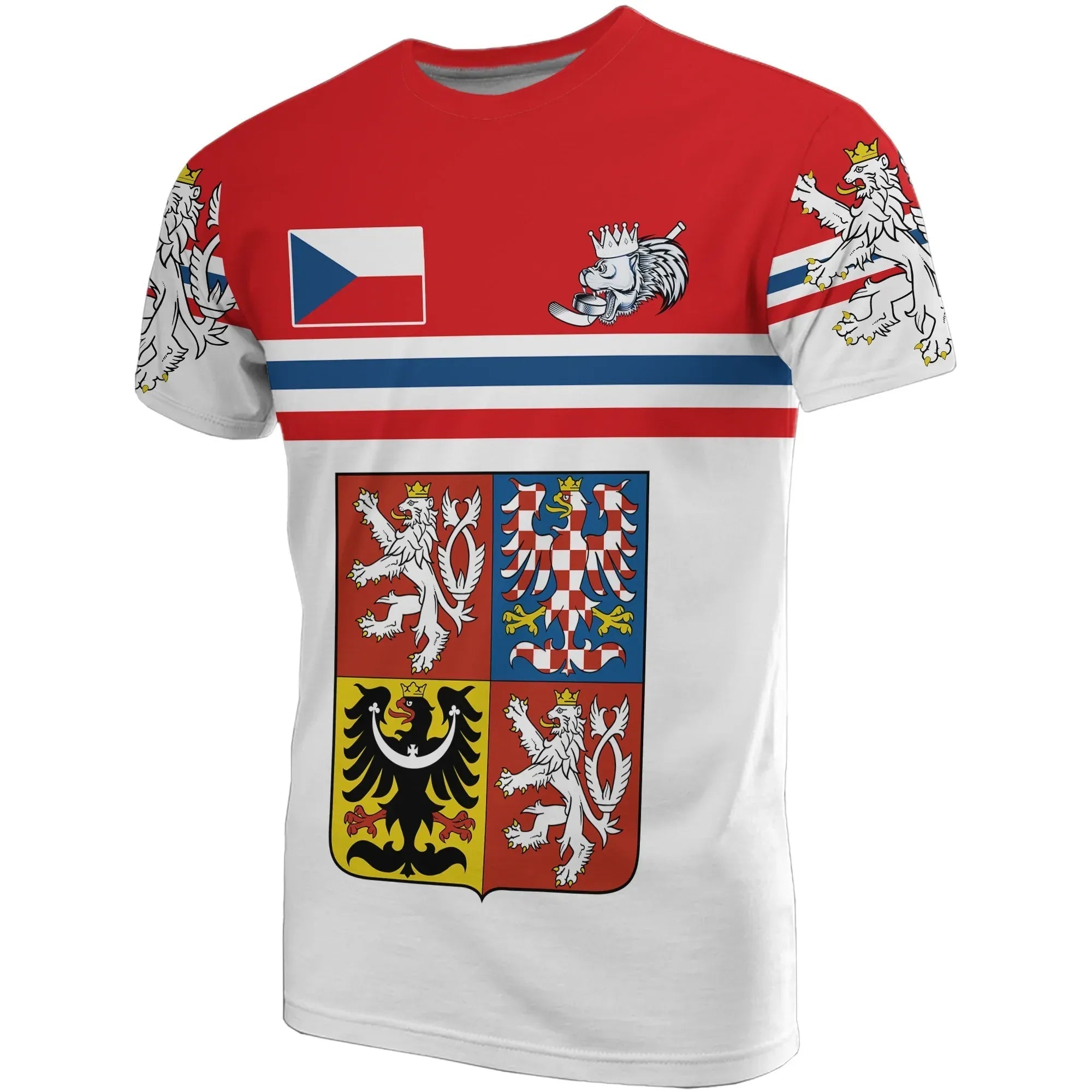 czech-republic-hockey-t-shirts-hockey-lion