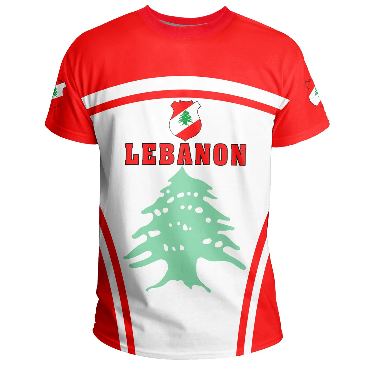 Lebanon T Shirt Sport Style RLT6 - Wonder Print Shop