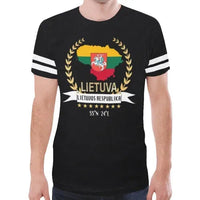 Lithuania T Shirt Lietuvos Respublika T Shirt RLT6 - Wonder Print Shop