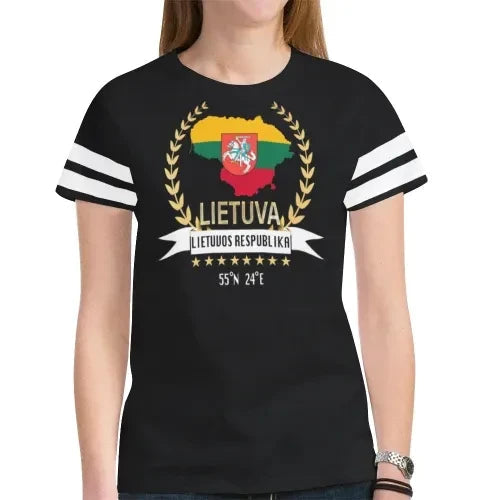 Lithuania T Shirt Lietuvos Respublika T Shirt RLT6 - Wonder Print Shop