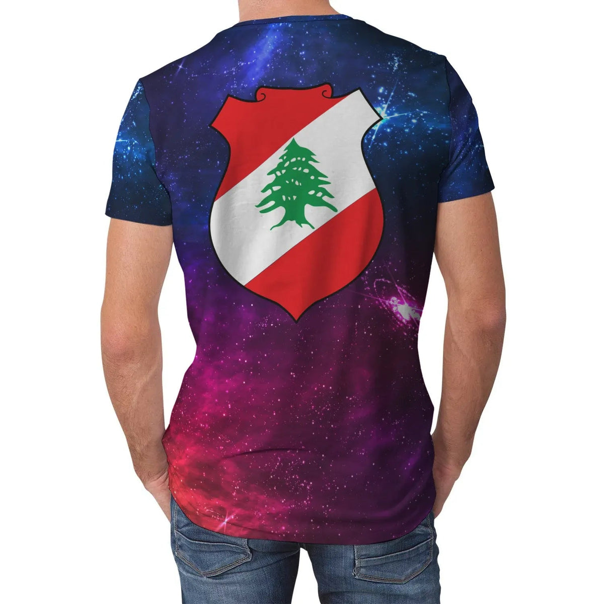 Lebanon T Shirt Galaxy RLT6 - Wonder Print Shop
