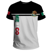 Mexico T Shirt Coats Of Arms Map Flag RLT13 - Wonder Print Shop