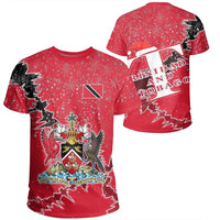 Trinidad and Tobago Christmas Coat Of Arms T Shirt X Style8 RLT6 - Wonder Print Shop