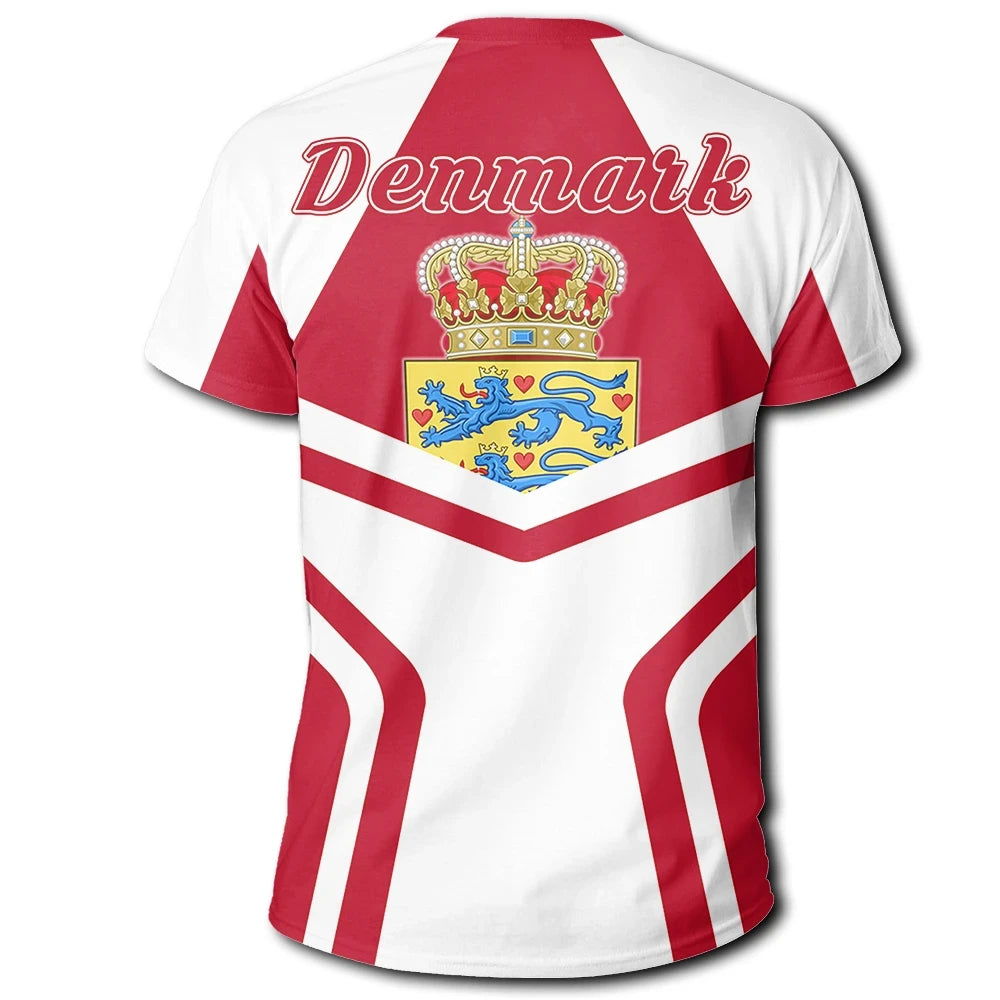 Denmark Coat Of Arms T Shirt My Style RLT13 - Wonder Print Shop