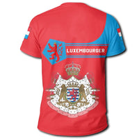 Luxembourg Coat Of Arms T Shirt Simple Style8 RLT6 - Wonder Print Shop