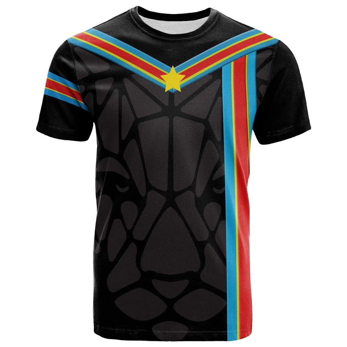 Wonder Print Shop Africa T Shirt Democratic Republic of the Congo RLT13 - Wonder Print Shop