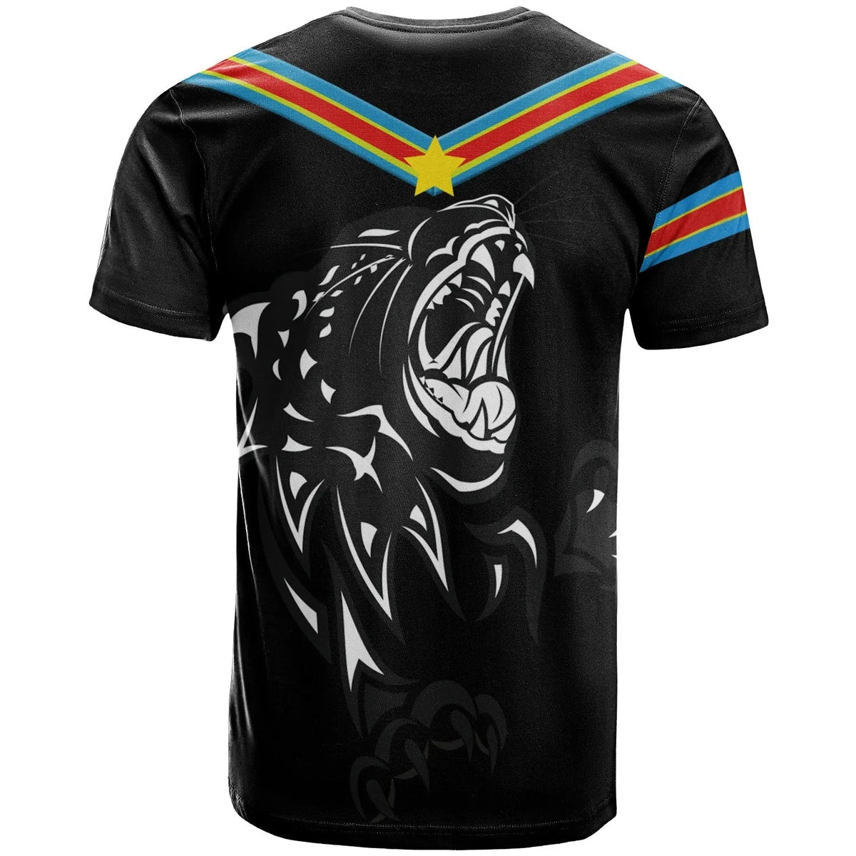 Wonder Print Shop Africa T Shirt Democratic Republic of the Congo RLT13 - Wonder Print Shop