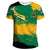 South Afica T Shirt South Africa Flag Brush RLT8 - Wonder Print Shop