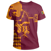 Sri Lanka King Of Lion T Shirt Red RLT7 - Wonder Print Shop