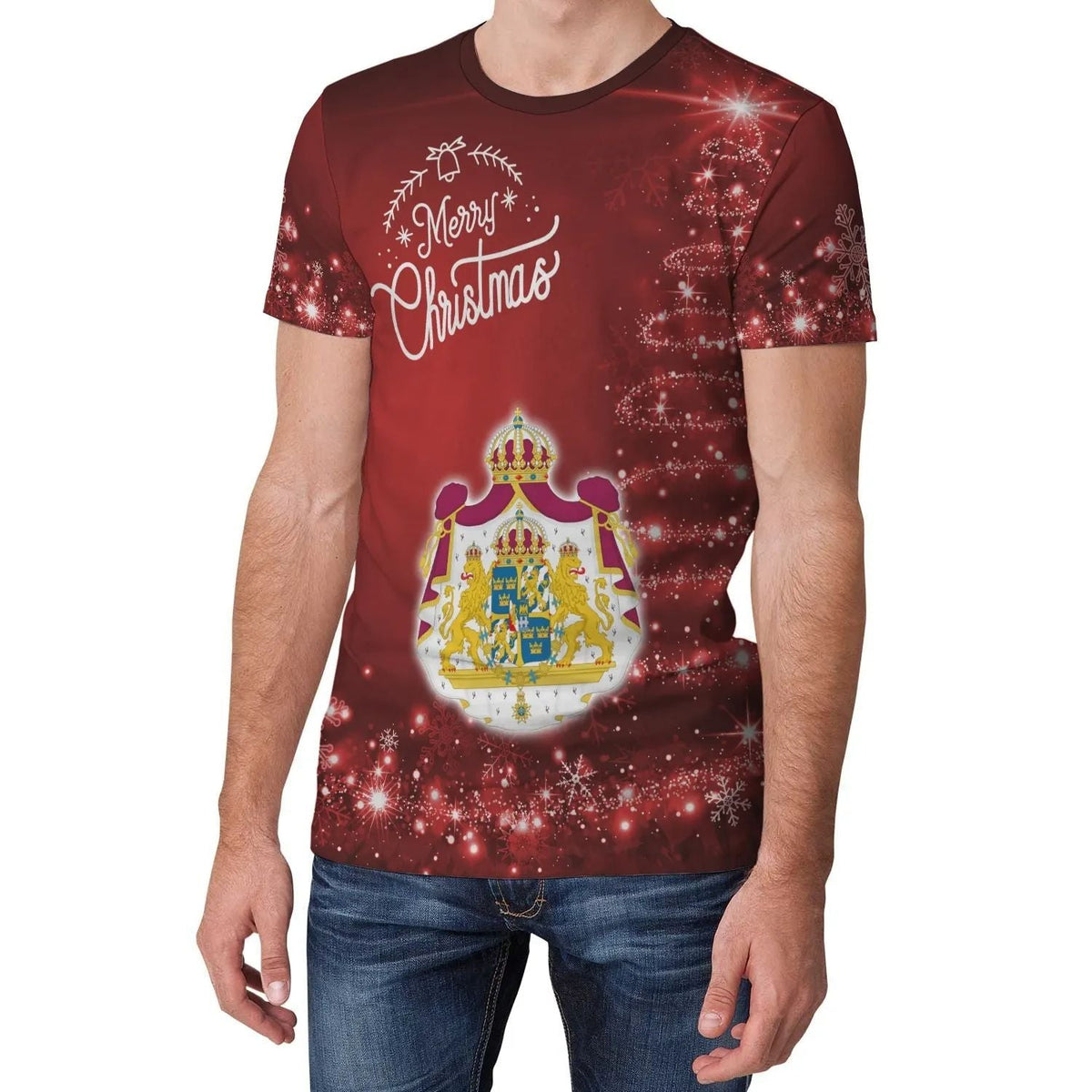 Sweden 2 Christmas T Shirt RLT7 - Wonder Print Shop