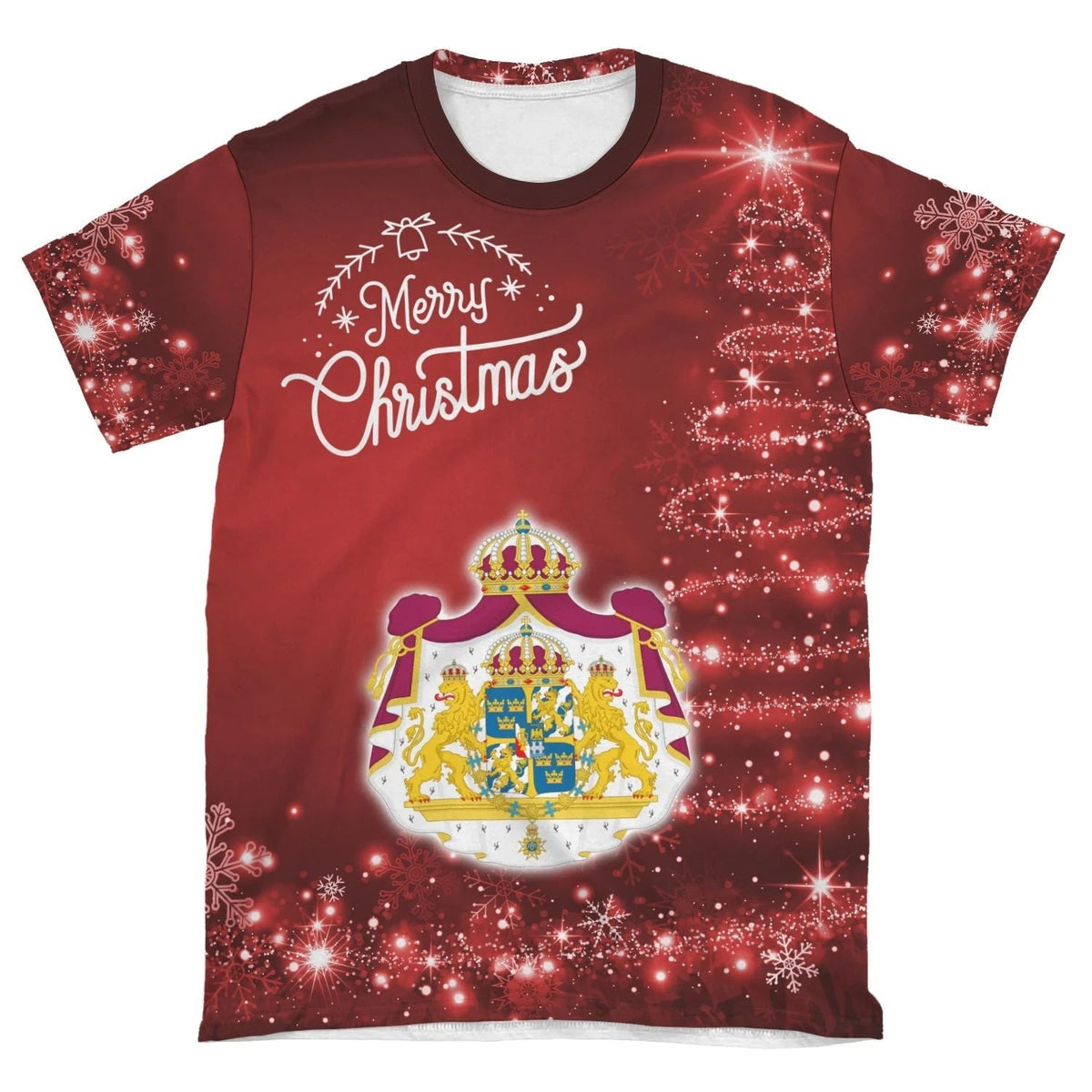 Sweden 2 Christmas T Shirt RLT7 - Wonder Print Shop